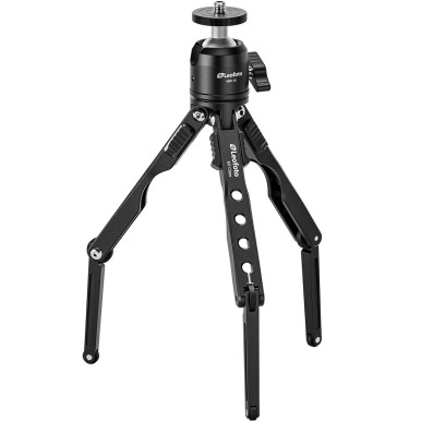 LEOFOTO MINI SPIDER FOLDING TRIPOD W/MBH-20 HEAD (BLACK)