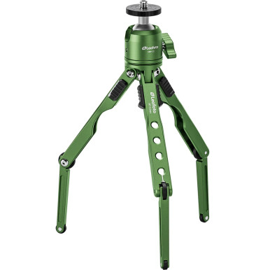 LEOFOTO MINI SPIDER FOLDING TRIPOD W/MBH-20 HEAD (GREEN)