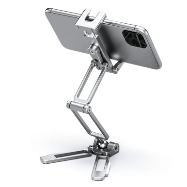 LEOFOTO PS-4 MULTI FUNCTION FOLDING PHONE STAND (SILVER)