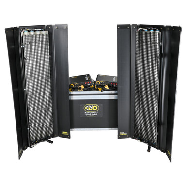 USED KINO FLO GAFFER KIT 4-BANK 2 LIGHT KIT