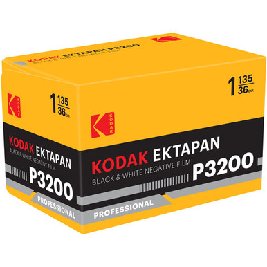 KODAK EKTAPAN P3200 B&W FILM (135-36 EACH)
