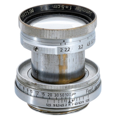 USED LEICA (LTM) 50MM F2 SUMMITAR COLLAPSIBLE