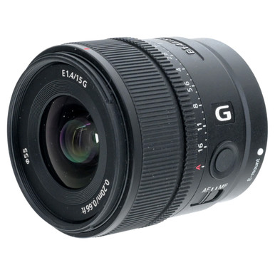 USED SONY E 15MM F1.4 G