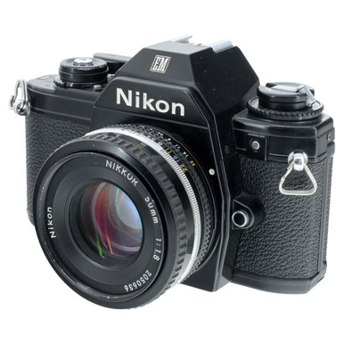 USED NIKON EM W/50MM F1.8 E