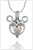 MICKEY MOUSE cage pearl necklace - ©PearlsIsland.com