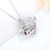 Mothers day charm necklace - I Love You Forever Mother pearl mounting - ©PearlsIsland.com