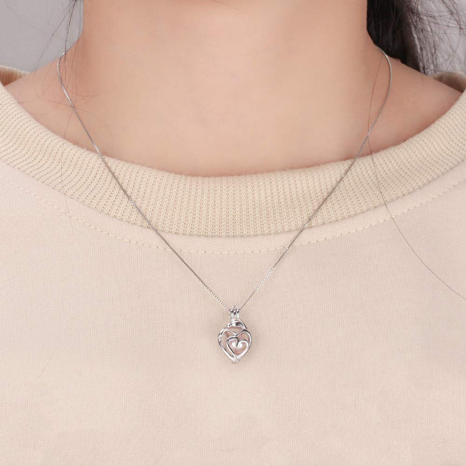 Mother and Child Oyster Pearl Necklace | Fast Free Shipping