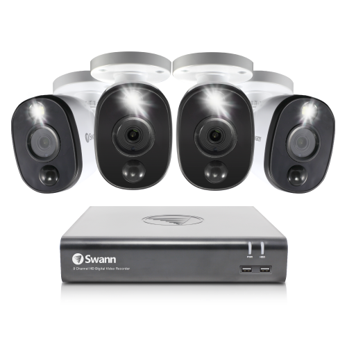 4-Camera 4-Channel 1080p Security Camera System | Swann Security