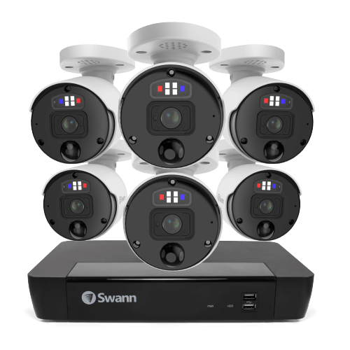6 Camera 8 Channel 4K Ultra HD Professional NVR Security System
