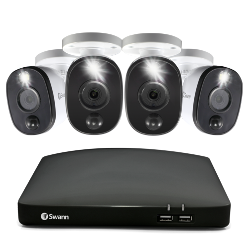 4 Camera 8 Channel 1080p Full HD DVR Security System