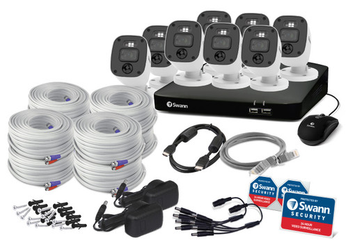 Home 8 Camera 8 Channel 1080p Full HD DVR 1TB HDD Security System