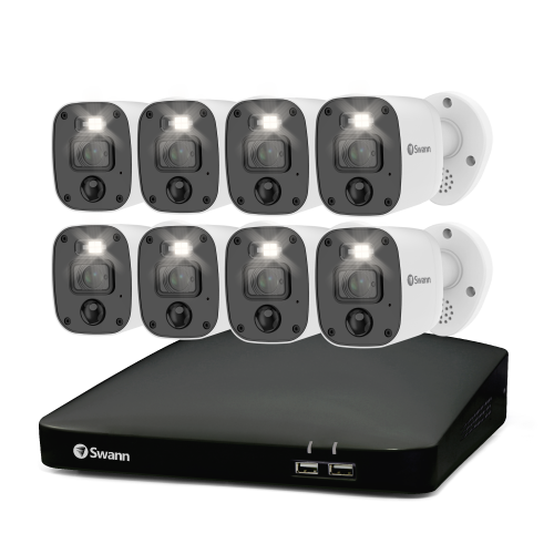 Home 8 Camera 8 Channel 4K Ultra HD DVR 2TB HDD Security System