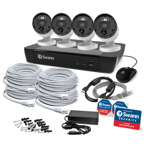 4 Camera 8 Channel 12MP Professional NVR Security System