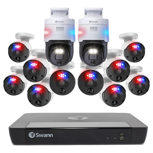 12 Camera 16 Channel 12MP Professional Professional NVR Security