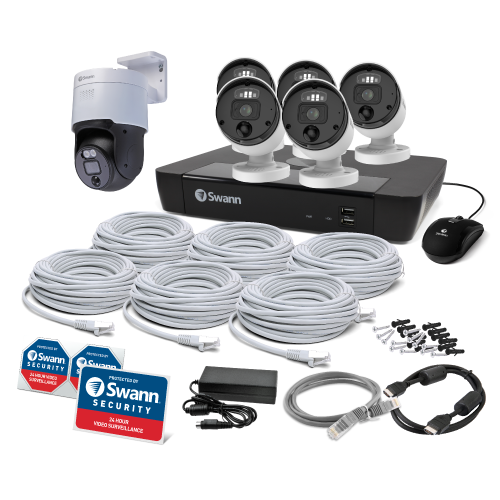 6 Camera 8 Channel 12MP Professional Professional NVR Security System