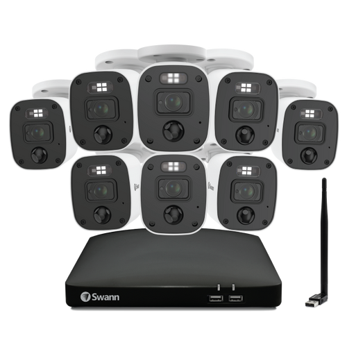 Home 8 Camera 8 Channel 1080p Full HD DVR Audio/Video Security System