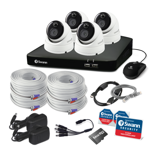 4 Camera 4 Channel 1080p Full HD DVR Security System