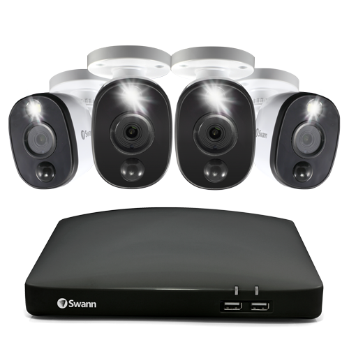 4 Camera 8 Channel 1080p Full HD DVR Security System