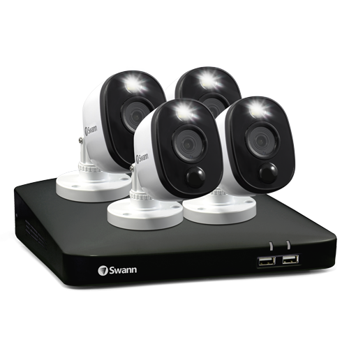 4 Camera 8 Channel 1080p Full HD DVR Security System