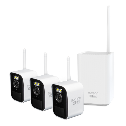 Swann MaxRanger4K™ Mini Long-Range Wireless Security System with 3