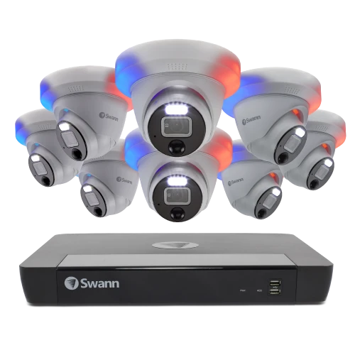 防犯カメラ Swann Professional NVR Security System 8 Camera 16 Channel 12MP Professional Professional NVR Security System