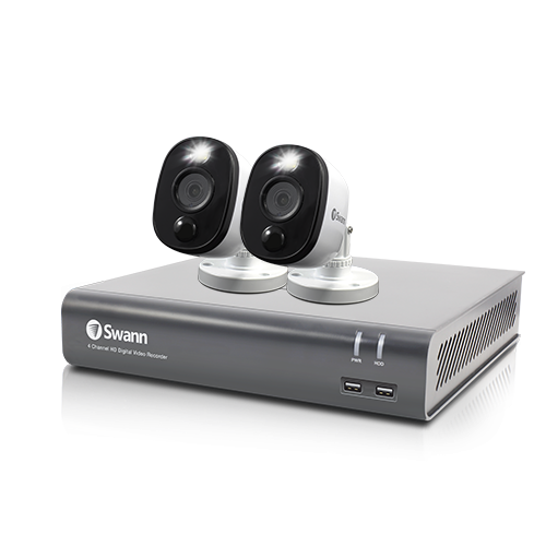 2 Camera 4 Channel 1080p Full HD DVR Security System