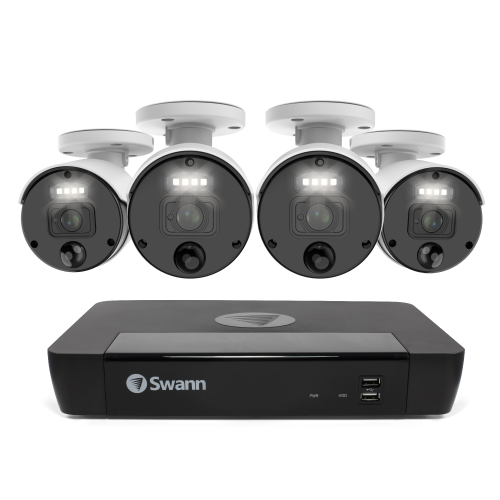 Master Series 4K HD 4 Camera 8 Channel NVR Security System