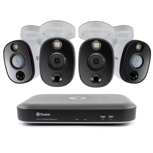 4 Camera 8 Channel 4K Ultra HD DVR Security System