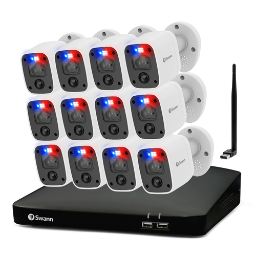 Home 12 Camera 16 Channel 4K Ultra HD DVR 4TB HDD Security System