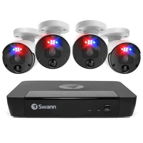 4 Camera 8 Channel 4K Ultra HD Professional NVR Security System | SWNVK-889804