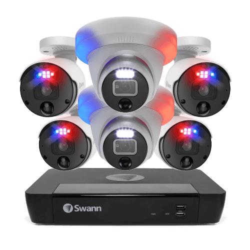 Professional 6 Camera 8 Channel 4K Ultra HD NVR Security System