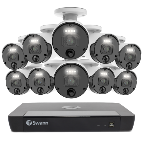 Master Series 4K HD 10 Camera 16 Channel NVR Security System