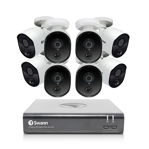 8 Camera 8 Channel 1080p Full HD DVR Security System   - SWDVK-845808V