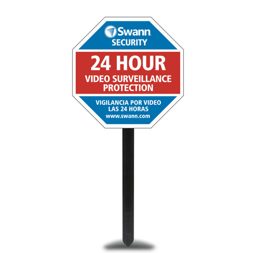 Yard Stake - Security Deterrent & Warning Sign - SW276-YSS