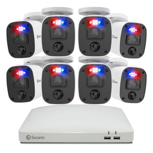 Home 8 Camera 8 Channel 1080p Full HD DVR Security System - SODVK-84680W8SQ