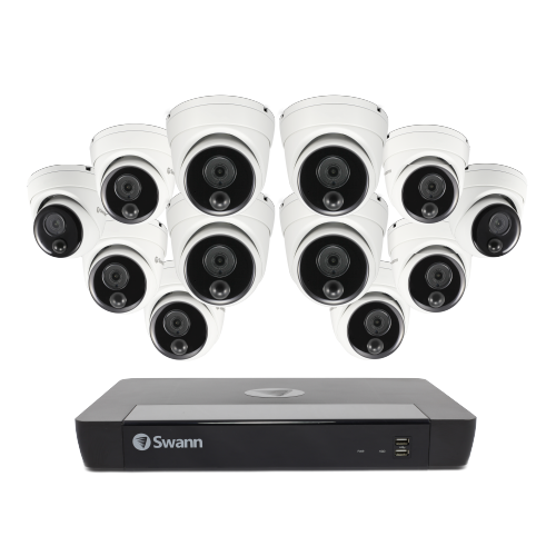 12 Camera 16 Channel 4K Ultra HD Professional NVR Security System | SONVK-1686812D