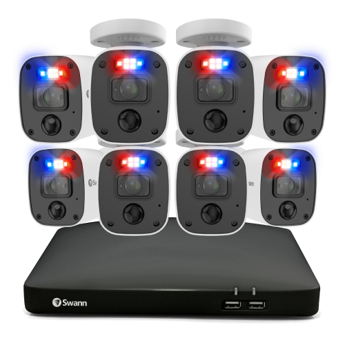 Home 8 Camera 8 Channel 4K Ultra HD DVR 2TB HDD Security