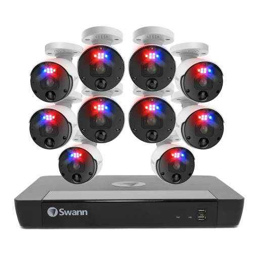 10 Camera 16 Channel 12MP Professional NVR Security System