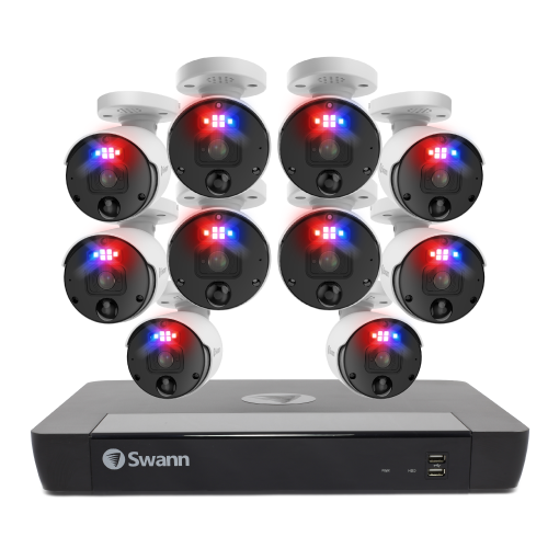 10 Camera 16 Channel 12MP Professional NVR Security System