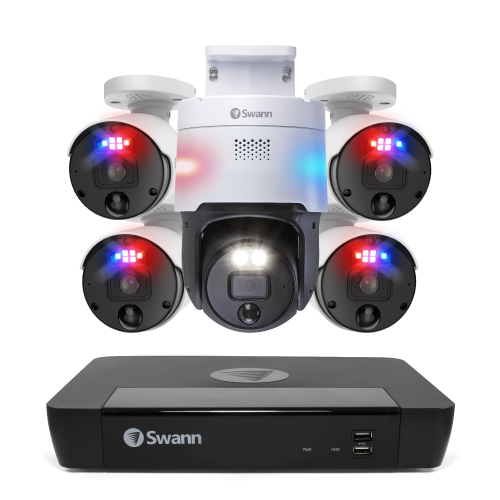 5 Camera 8 Channel 4K Ultra HD Professional NVR Security System - SONVK-8898041PT