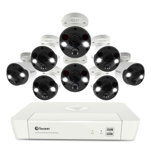 8 Camera 8 Channel 4K Ultra HD Professional NVR Security System | SWNVK-88680W8FB