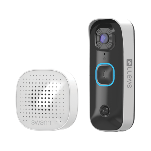 SwannBuddy4K Video Doorbell with SwannShield AI Voice Assistant | SWIFI-4KBUDDY