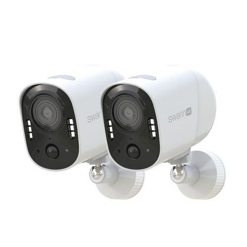 Xtreem4K Wireless Security Camera 2 Pack with 2-Way Talk, Siren & Heat + Motion Detection | SWIFI-4KXTRMPK2