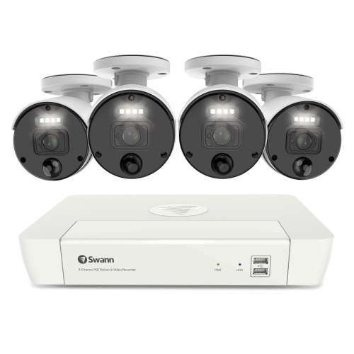 4 Camera 8 Channel 4K Master-Series NVR Security System | SONVK-87680W4