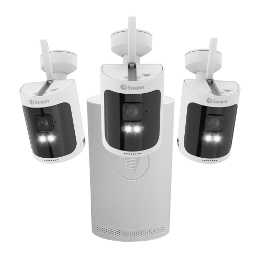 AllSecure600 2K Wireless Security Kit with 3 x Wire-Free Cameras & NVR Tower (Brown Box - Online Exclusive) | SONVK-600SD3