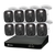 Home 8 Camera 8 Channel 1080p Full HD DVR 1TB HDD Security System with Mic