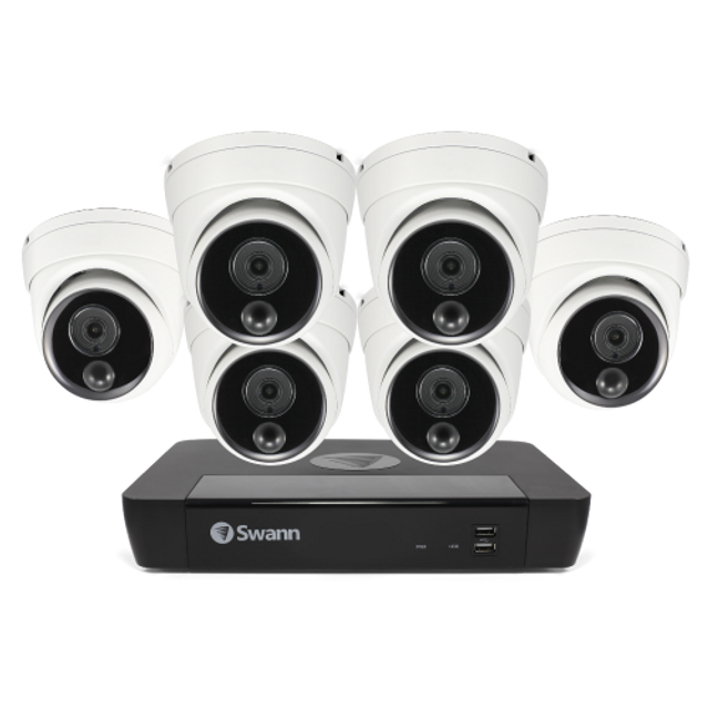 6 Camera 8 Channel 4K Ultra HD NVR Security System
