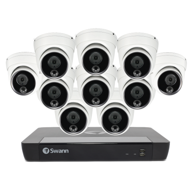 Home 4 Camera 8 Channel 1080p Full HD DVR 1TB HDD Security