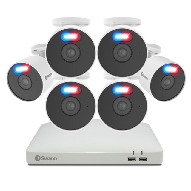 スワン SWANN セキュリティカメラ DVRシステム カメラ6台 8チャンネル Amazon.co.jp: 【日本正規代理店】Swann セキュリティカメラ 4CH