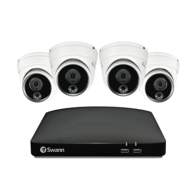 Swann Smart Security System 1080P 4カメラ Swann 1080p Full HD DVR Security System with Night Vision